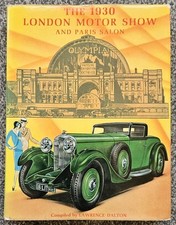 The 1930 London Motor Show and
