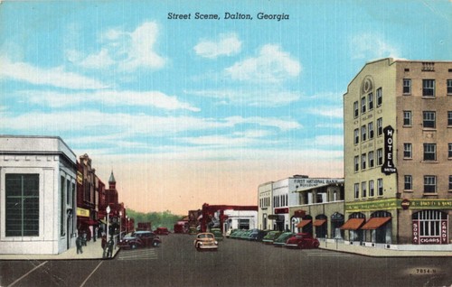 Dalton georgia postcard - dalton,,